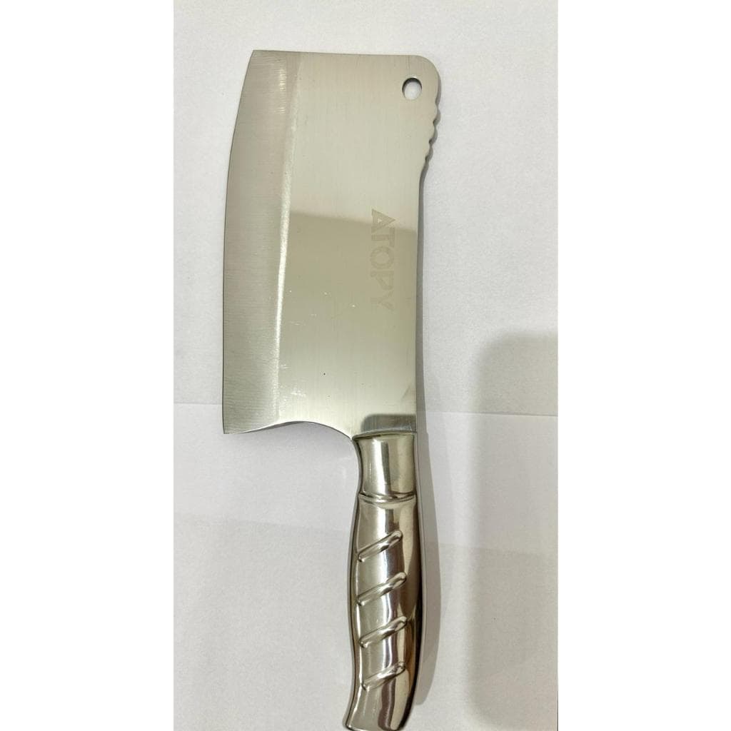 Cutelo Machadinha Profissional Açougueiro Aço Inox 30 cm  Com furo