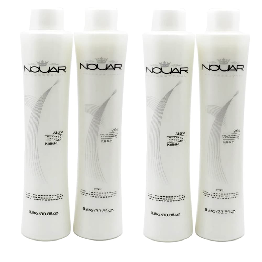 Nouar Safira - Escova Progressiva Sem Formol 2 Kits 4x1000ml