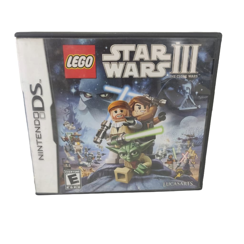 Jogo Lego Star Wars III The Clones Wars Ds Americano/USA Original