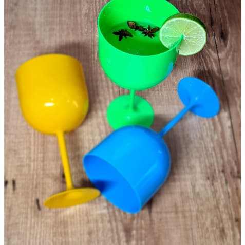Taça Gin 550ml para personalizar coloridas - 25 unidades