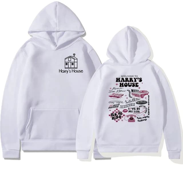 Blusa Moletom Canguru Com Capuz Harry's House Harry Styles Álbum Casaco Unissex
