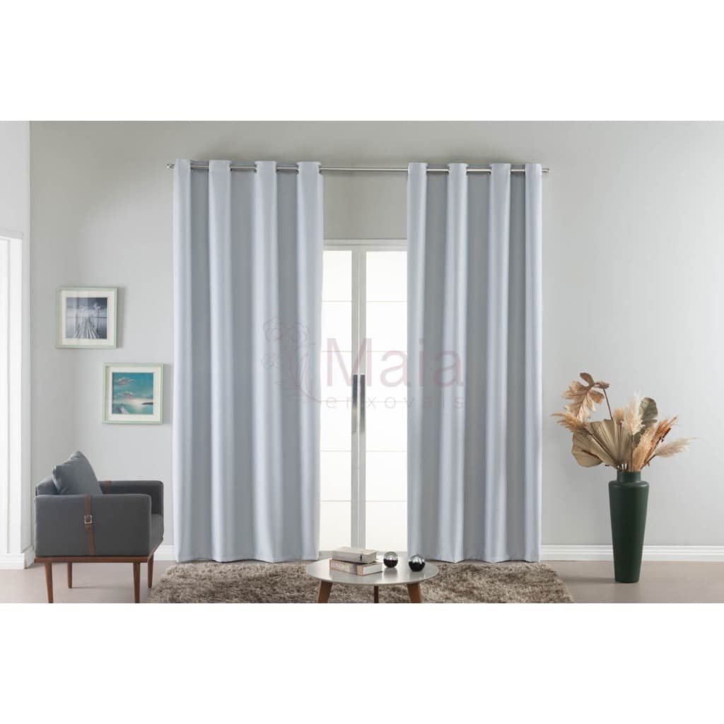 Cortina Blackout 100% Corta-Luz 4,00 m x 2,80 m para Varão