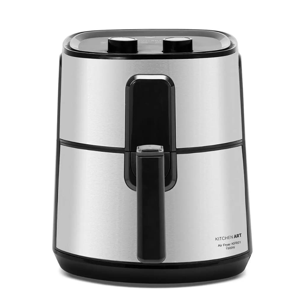 Air Fryer Kitchen Art KFR01 5,7L 1500W Fritadeira Elétrica Sem Óleo Inox 200°C Timer 60 Minutos 110V