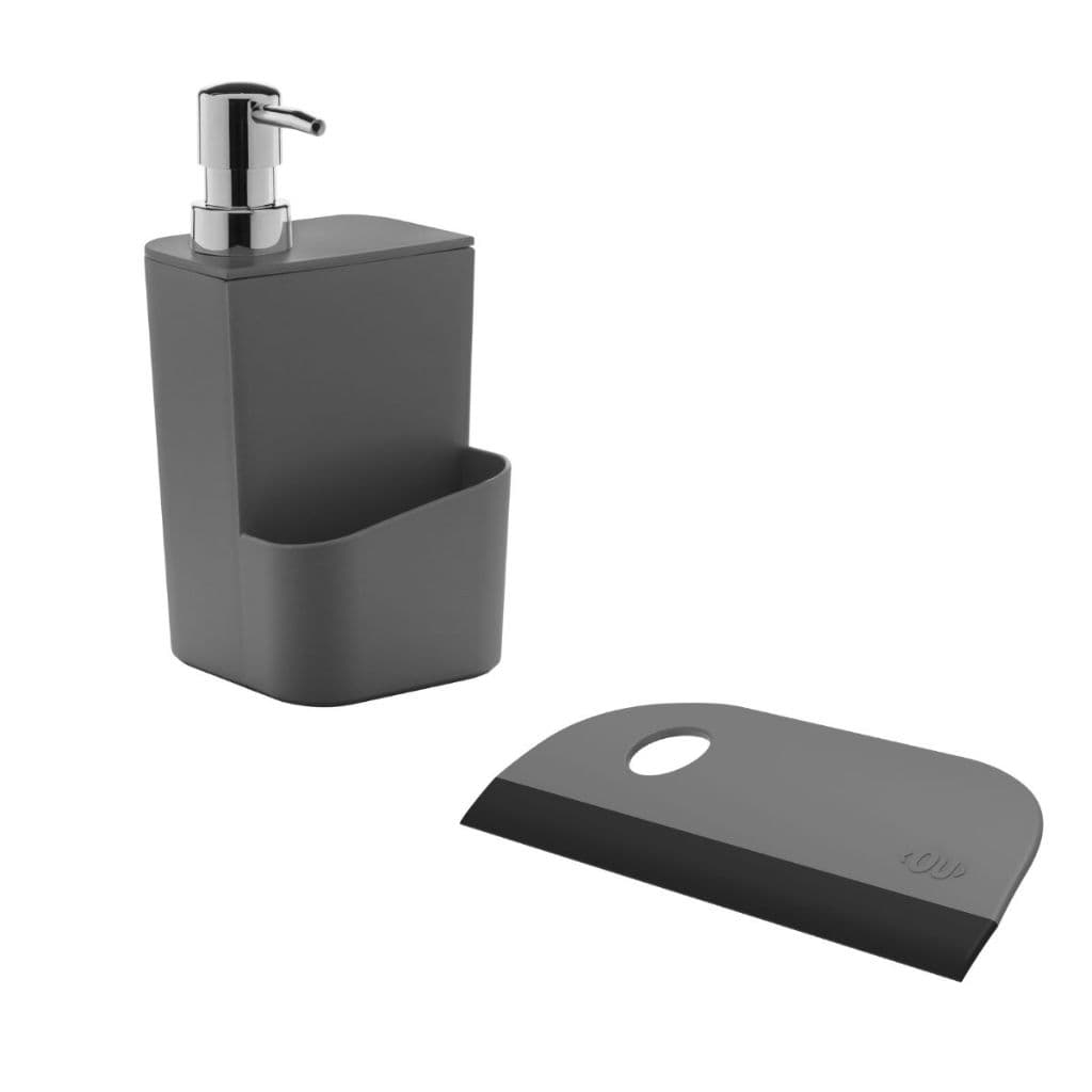 Kit Dispenser De Detergente 650 Ml E Rodo de Pia Compacto Ou