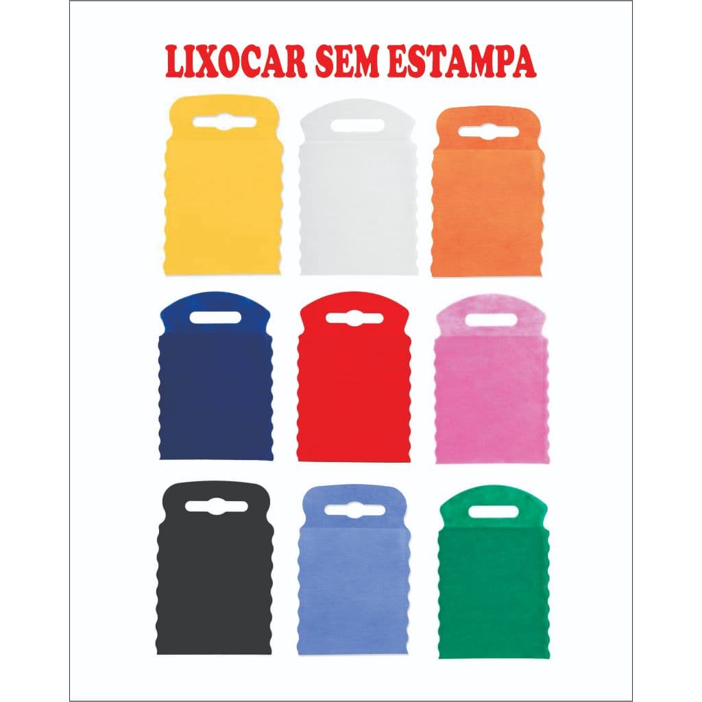 100 Peças Lisa Sem Estampa Lixeira Automotiva TNT , Lava rápido, Lava Car, Lava Jato, Estética Automotiva, Lavação