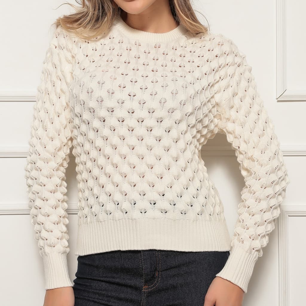 Blusa tricot manga longa modal super macio comfotavel modelo novo
