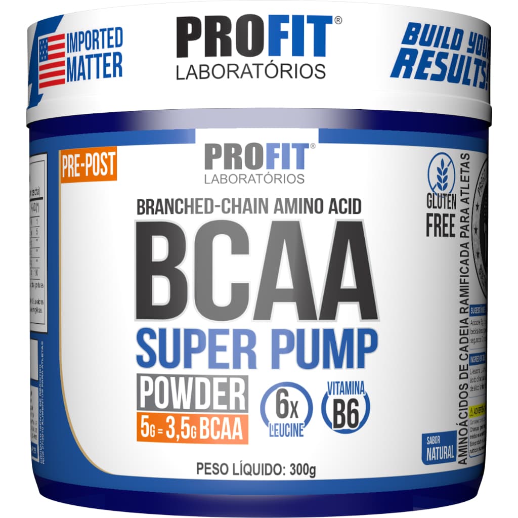 Bcaa Em Pó Super Pump 6:1:1 Powder - Profit Laboratórios
