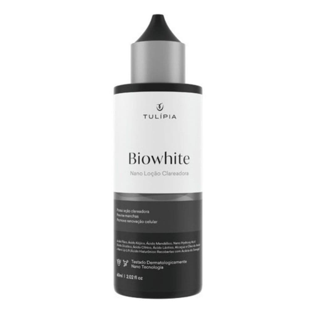 Biowhite Loção Clareadora Manchas e Melasmas Facial Tulipia 60ml