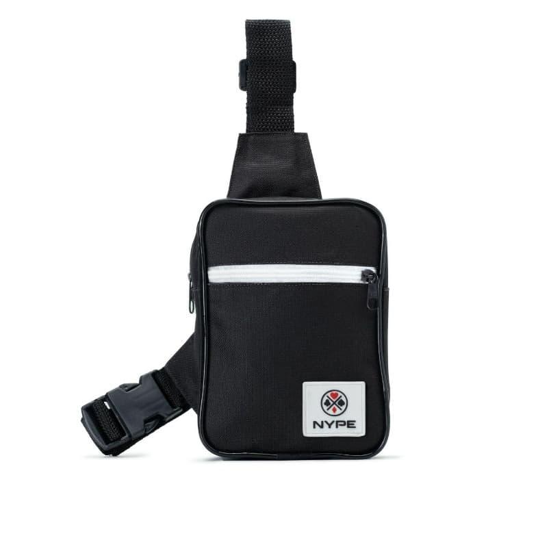 Bolsa Bag Lateral Shoulder Pochete com ziper Unissex Alça regulável Promoção NYPE branco