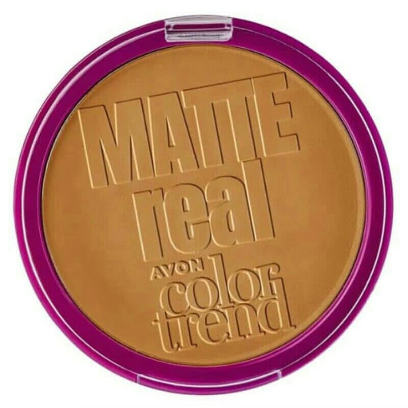 Pó compacto matte real 7g 312F Avon FPS 10