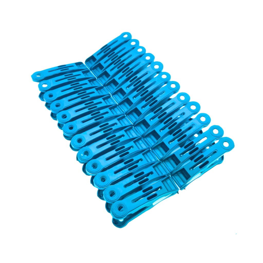 Prendedores cor AZUL 24/48/72/96/120 Plástico Grampos de Roupas Varal Resistente