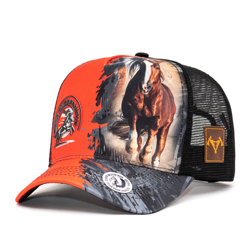 bone cavalgada country chapeu cowboy bruto masculino sertanejo trucker