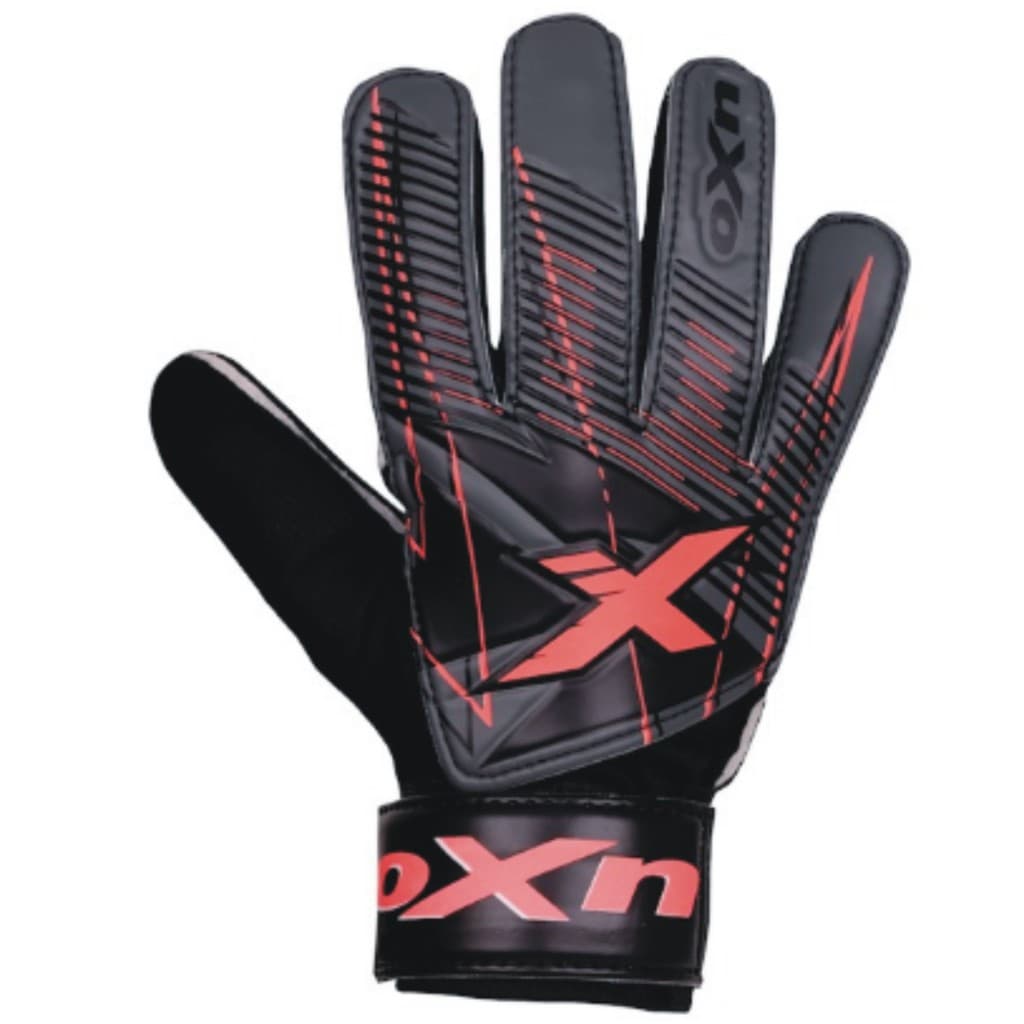 Luva De Futebol Oxn Agilis Infantil - Grafite/Coral