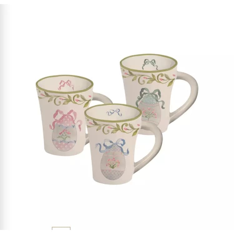 Caneca de Cerâmica Easter Coelho Páscoa Blossom 300ml - Maison Blanche