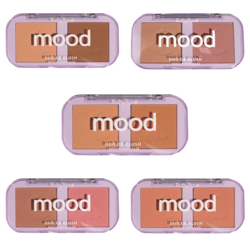 Duo Blush Mood Todos Modelos Para sua Pele Hbf5762 Rubyrose