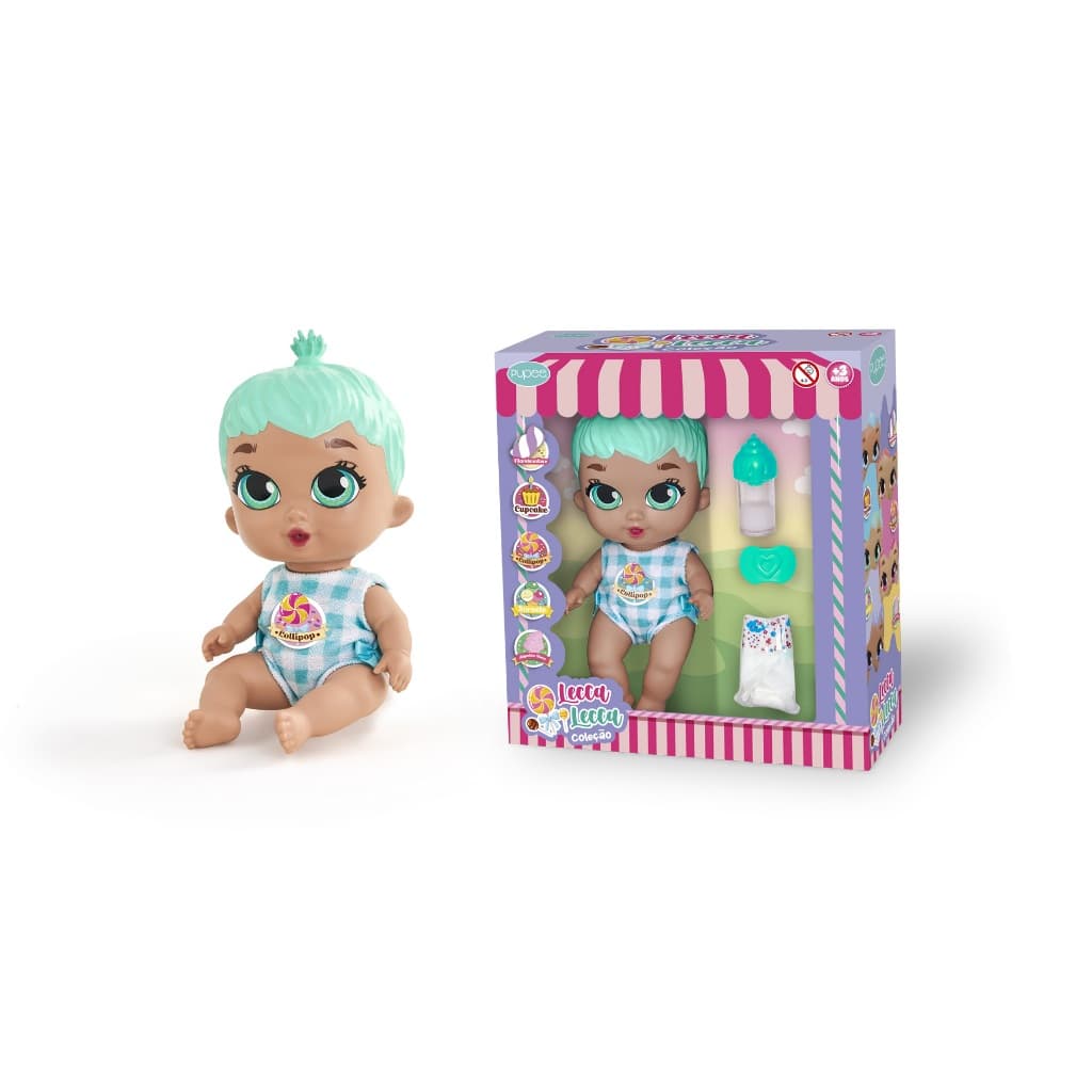 Boneca Acessorios macia Bebe Pequena Brinquedos Mamadeira Chupeta Fralda Lecca Lecca Pupee Brinquedos