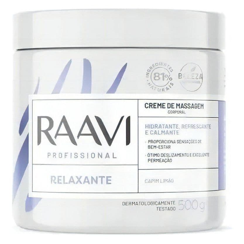 Creme de Massagem  Relaxante Raavi 500g