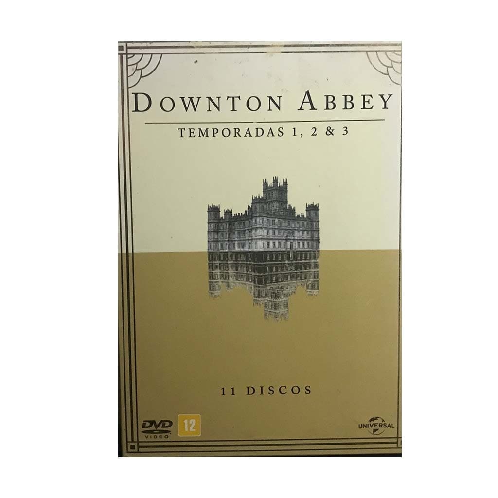 DVD Dowton Abbey - 1a, 2a. e 3a. temporadas - 11 DVDs