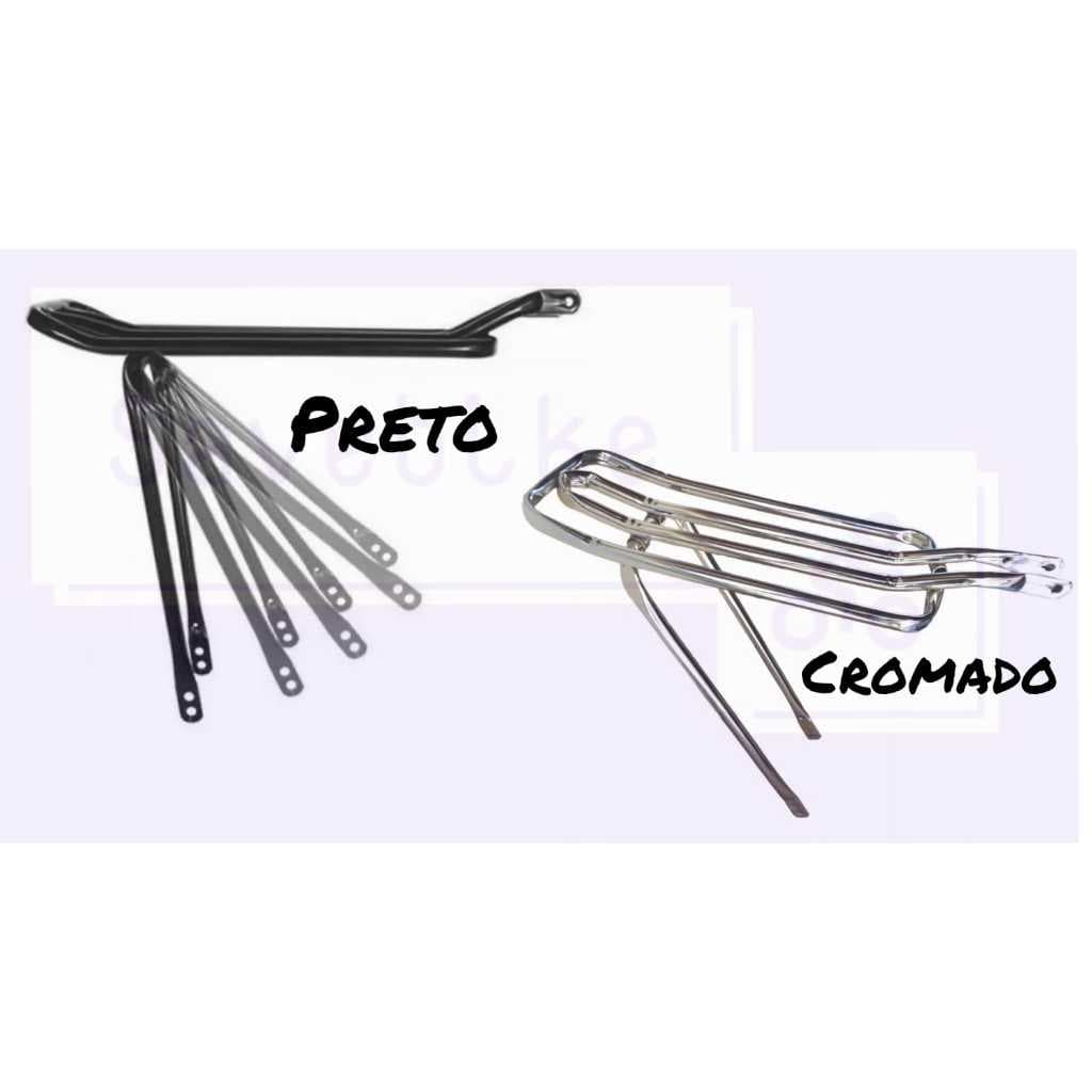 Garupa/Bagageiro Garupeira Tubão Reto REFORÇADO para Bicicleta Bike ARO 20 24 e 26 DH Alta Resistência