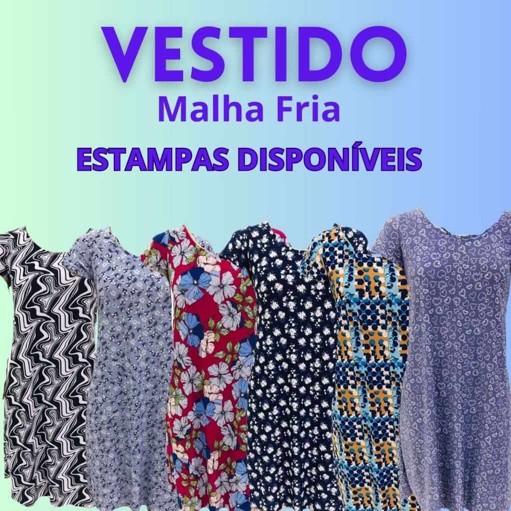 Vestido Malha Fria Com Manga Feminino Moda Evangelica.