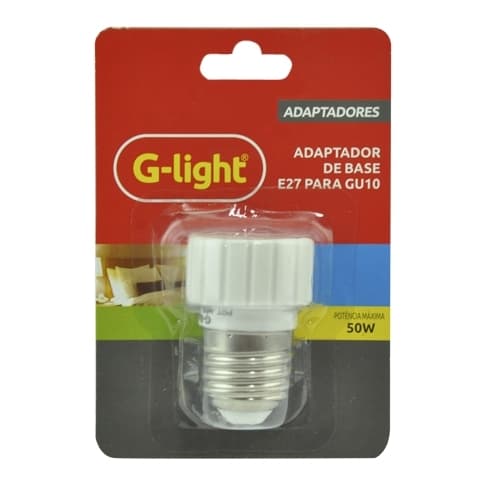 Adaptador G-light Para Base E27 Para GU10 Conversor de bocal