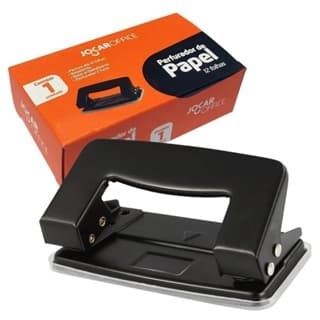 Perfurador De Papel Duplo Brw/Jocar Office Perfura de 10 a 12 Folhas