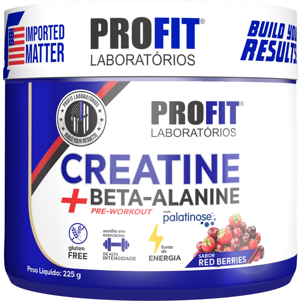 Creatina + Beta Alanina - 225gr Profit Laboratórios