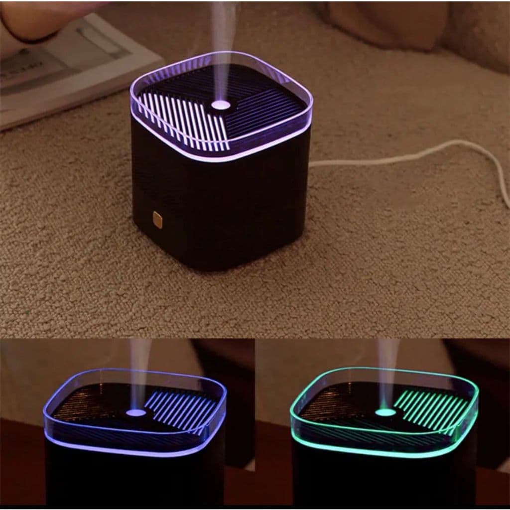 Aromaterapia difusor de óleo essencial umidificador de ar ultra com lâmpada led para casa sala fragrância aroma min difusor