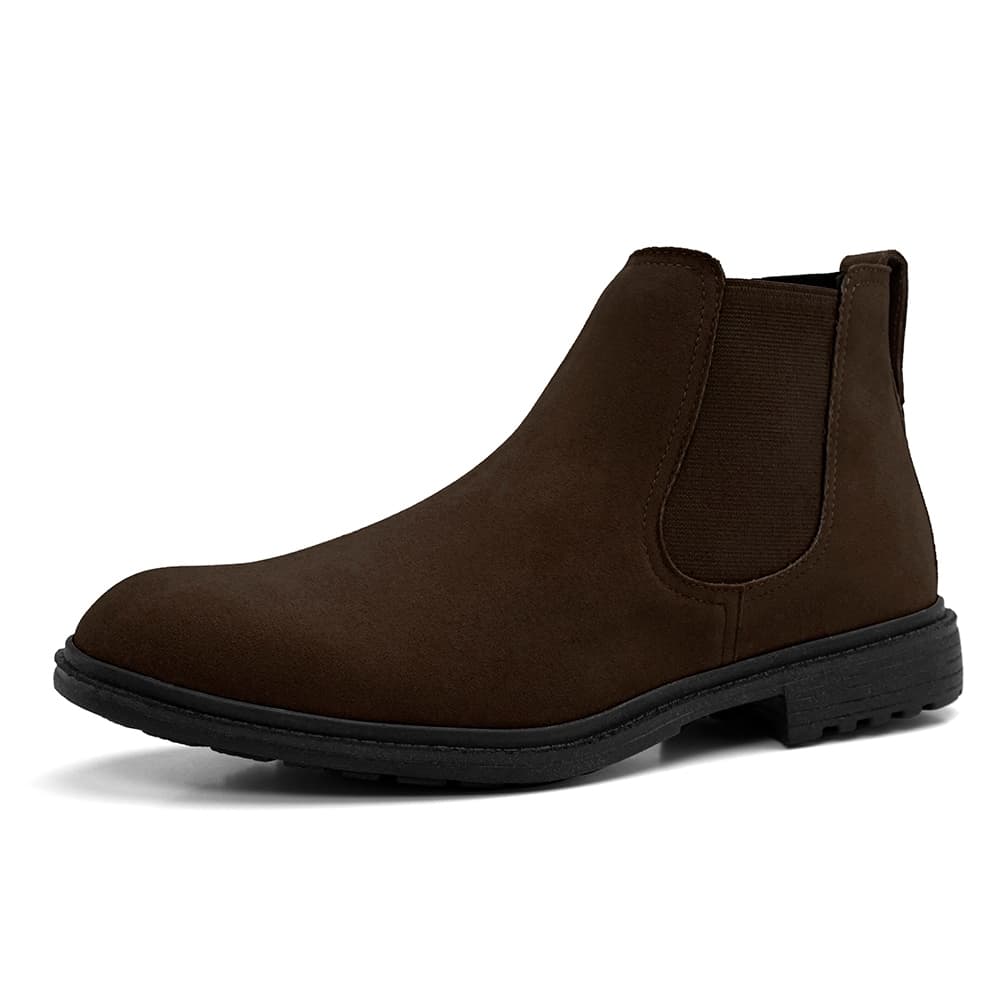 Bota Masculina Country Botina Chelsea Confortável Marrom Resistente Café