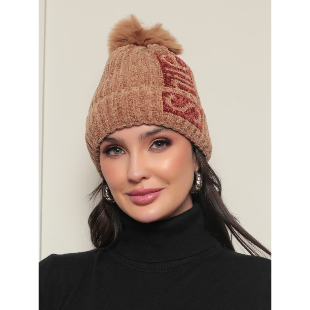 Touca Feminina de inverno Gorro Toca de frio Tendencia Smile 2025