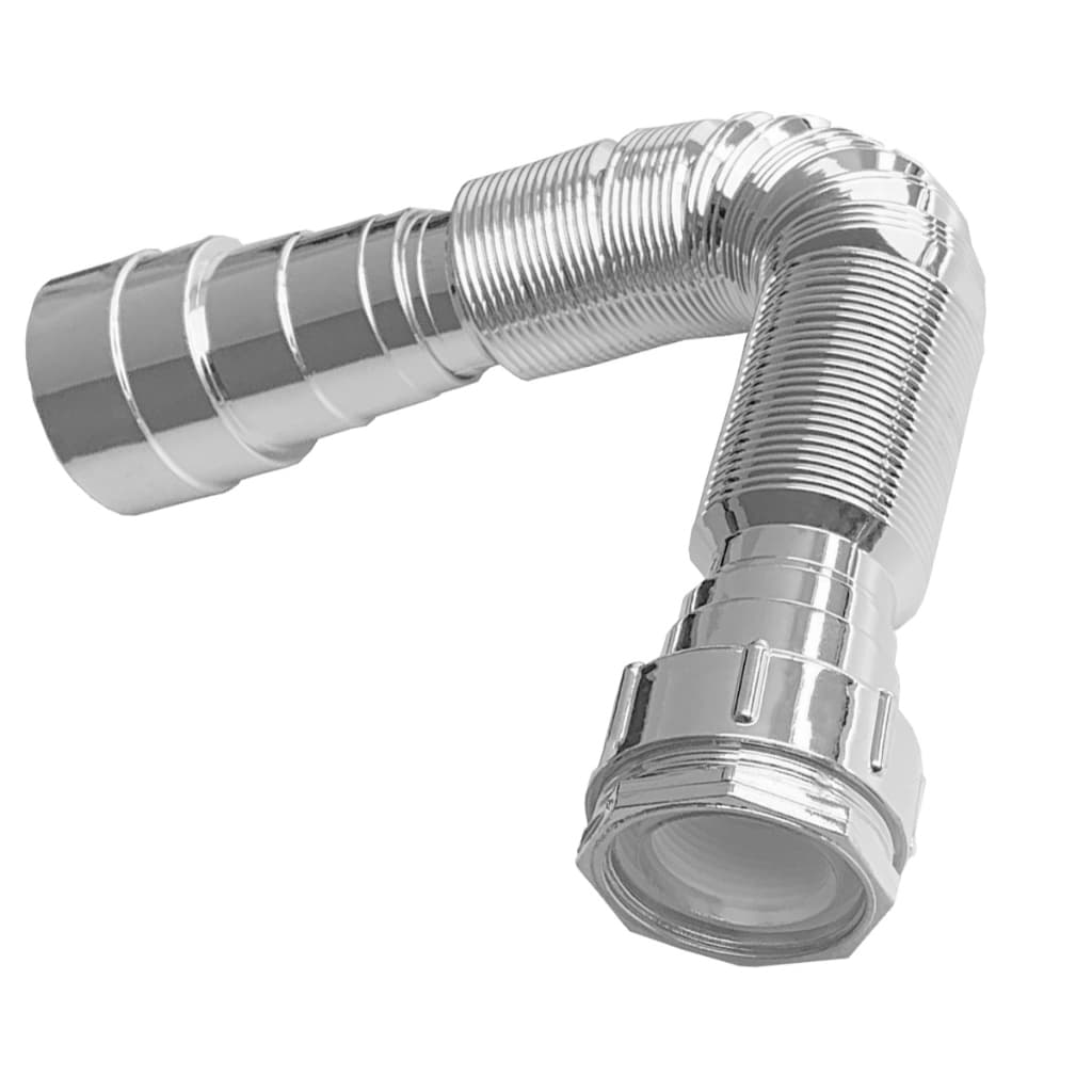 Tubo Multiuso Cromado Com Abraçadeira  Porca Pvc