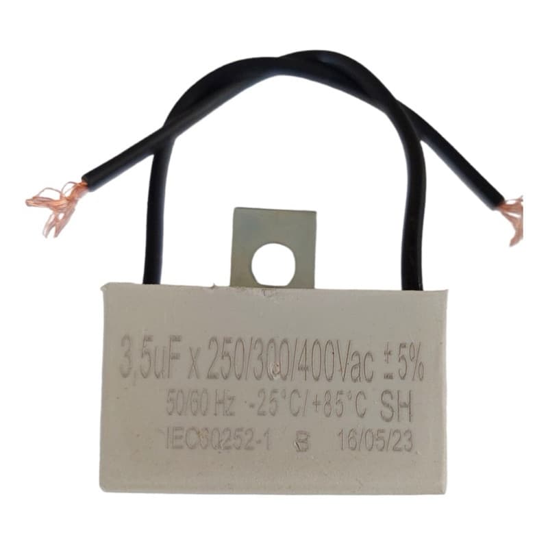 Capacitor CBB61 3,5uf 250/300/400vac Ventilador Arno E Ventisol.
