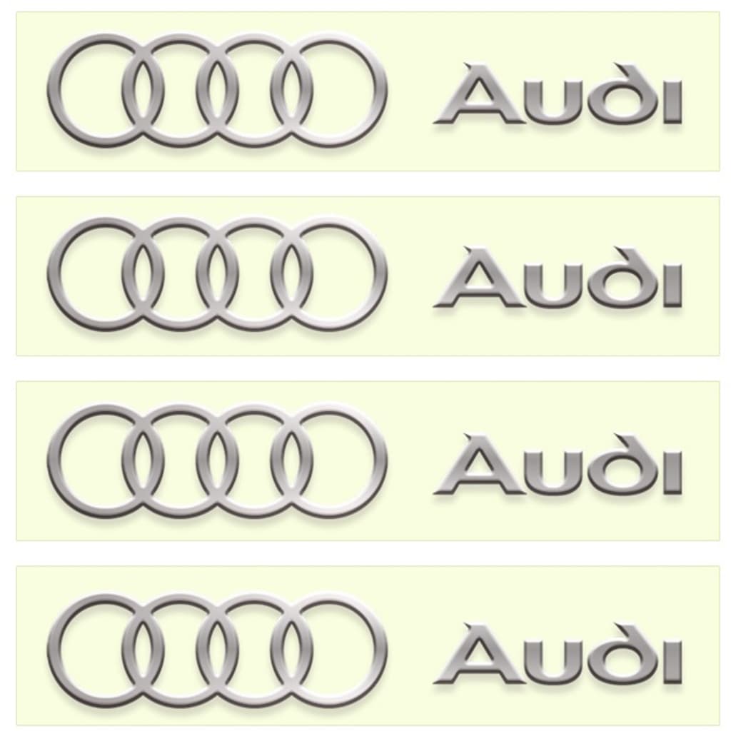 Adesivo Compativel com Audi A3 A4 A6 A7 A8 Q3 Q5 Q7 Q8 A5 A7 TT RS6 RS7 RS4 RS5 Black Friday