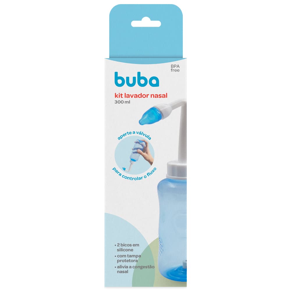 Kit Lavador Nasal Infantil e Adulto - Buba
