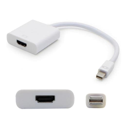 Mini DisplayPort para HDMI Display Port para Notebook para TV, cabo conector, 1Pc