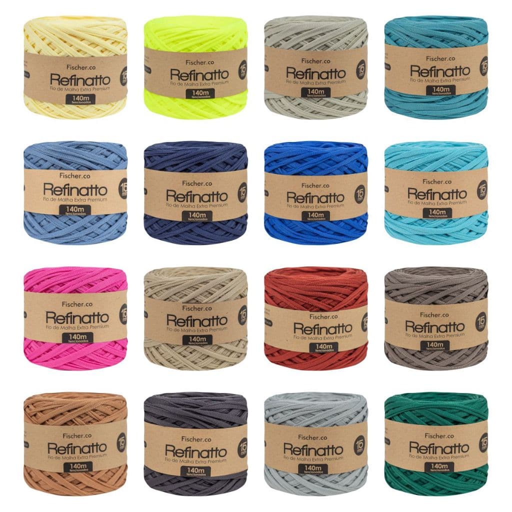 Fio De Malha Refinatto 15mm Extra Premium Fischer