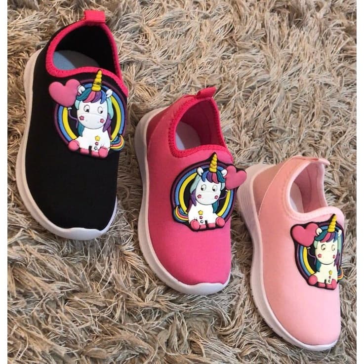 Tenis Infantil menina Unicornio Meninas Calce facil