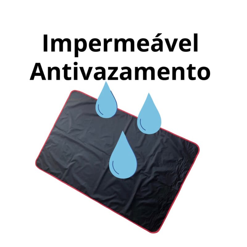 Trocador impermeável protetor de cama troca seca infantil e adulto