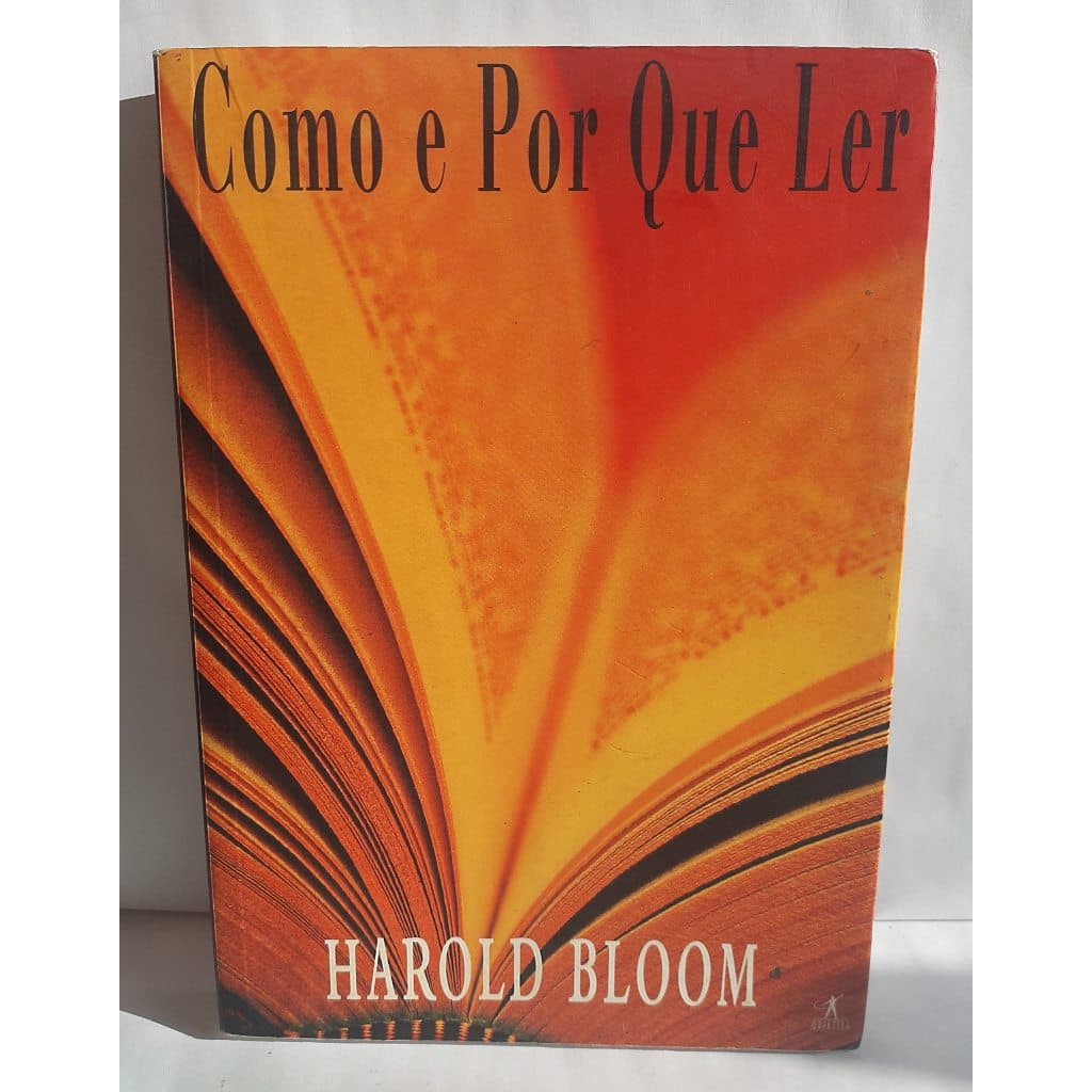Livro Como e Por que Ler - Harold Bloom
