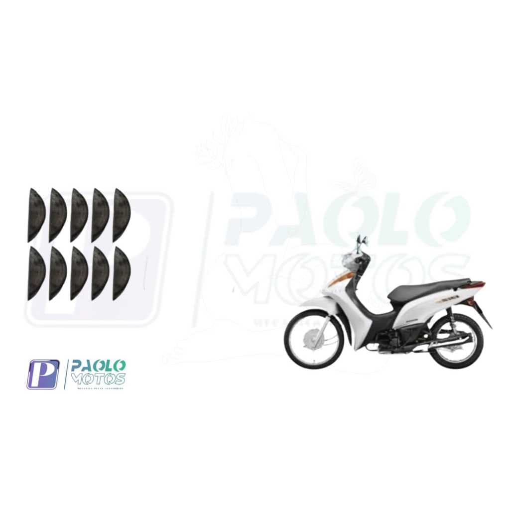 10 unidades Chaveta do virabrequim Biz 100  Dream 100  Marca: Works
