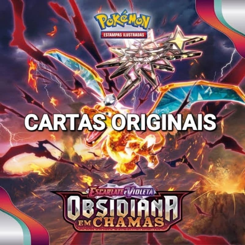 Cartas Pokémon Coleção Obsidiana em Chamas Normal 001/130