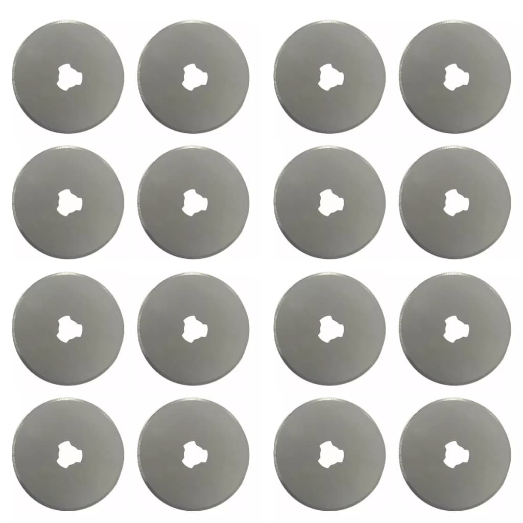 8 Discos Refil Lâmina Do Cortador Circular Patchwork de 45mm
