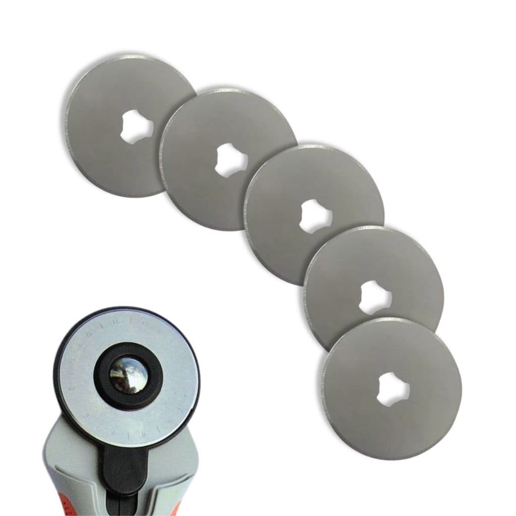 4 Discos Refil Lâmina Do Cortador Circular Patchwork de 45mm