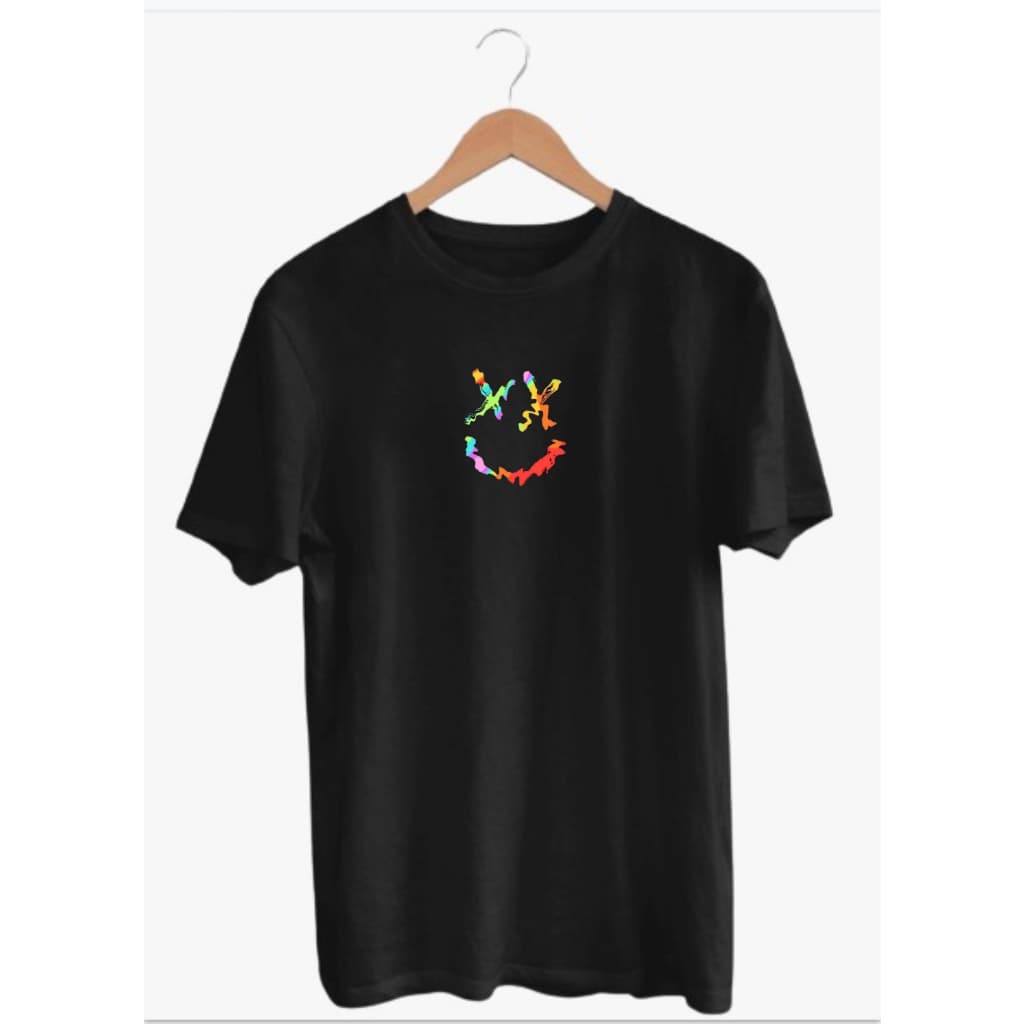 CAMISETA MASCULINA FEMININA EMOJ COLORIDO  ALGODÃO