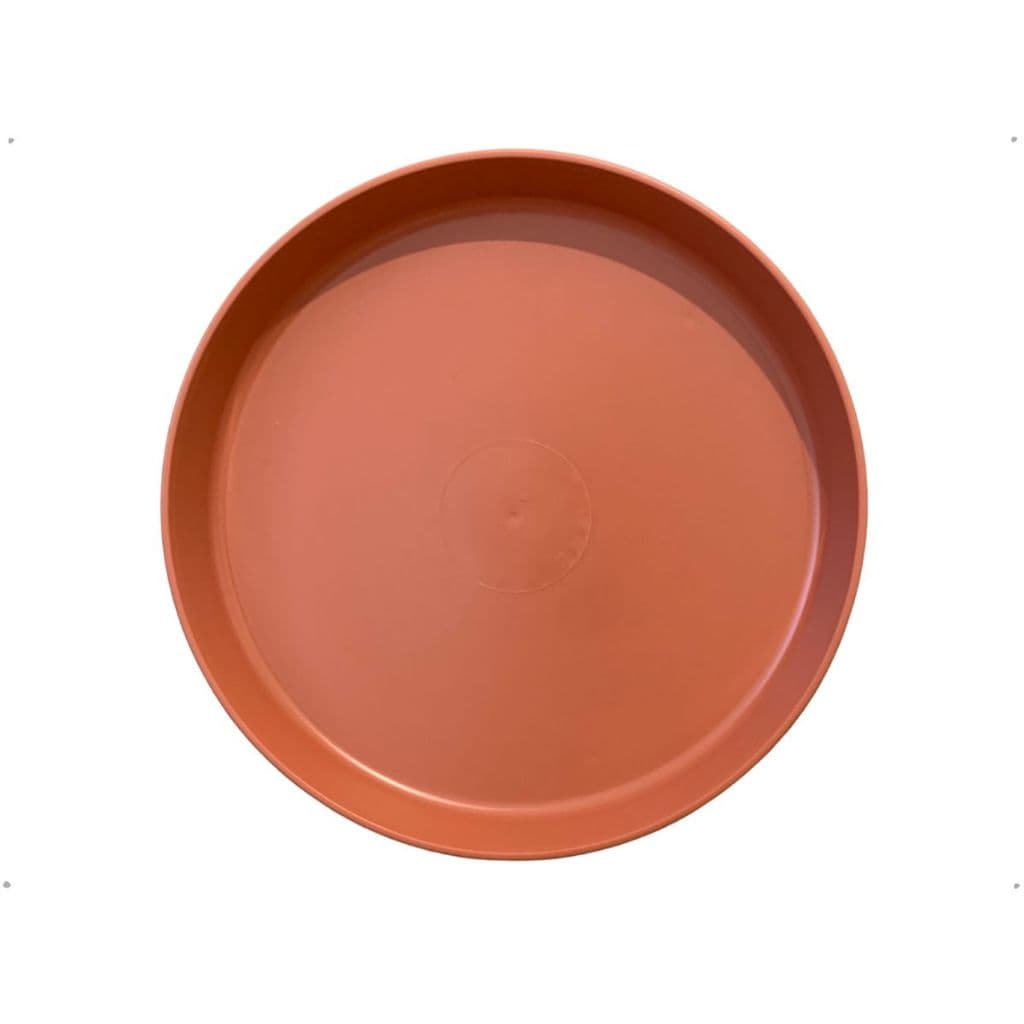 Prato / Bandeja para Vasos Redondos Para Plantas 25,5x3 Cor Cerâmica
