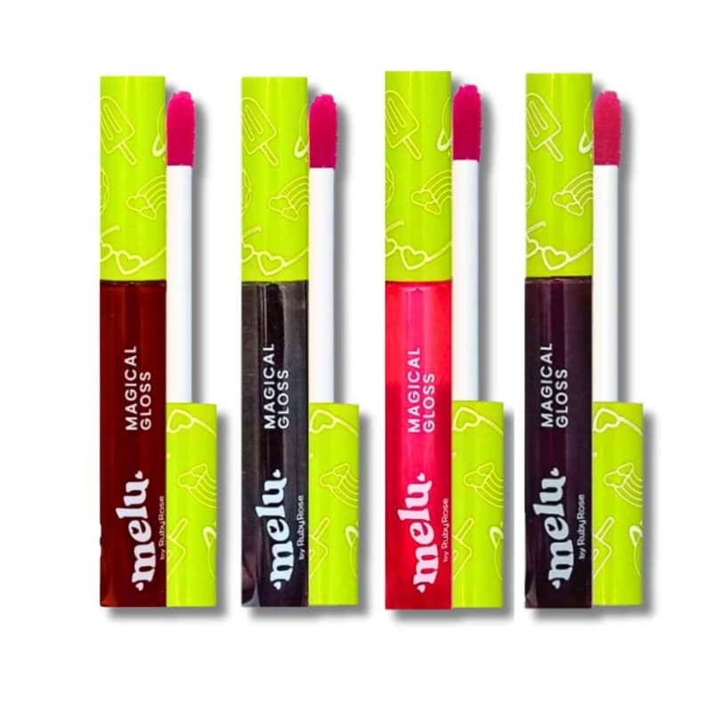 Gloss Magical Melu RR-7202 Brilho Intenso e Cores Vibrantes Ruby Rose