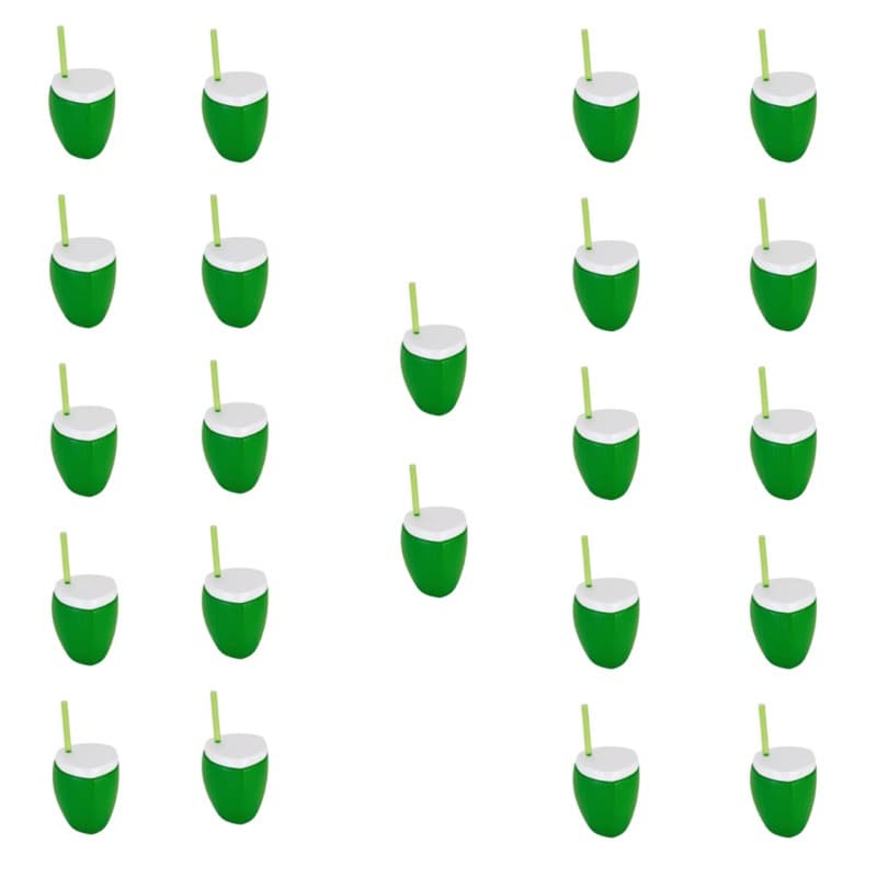 Copo Coco 300 ml Injetemp - Kit Com 22 copos