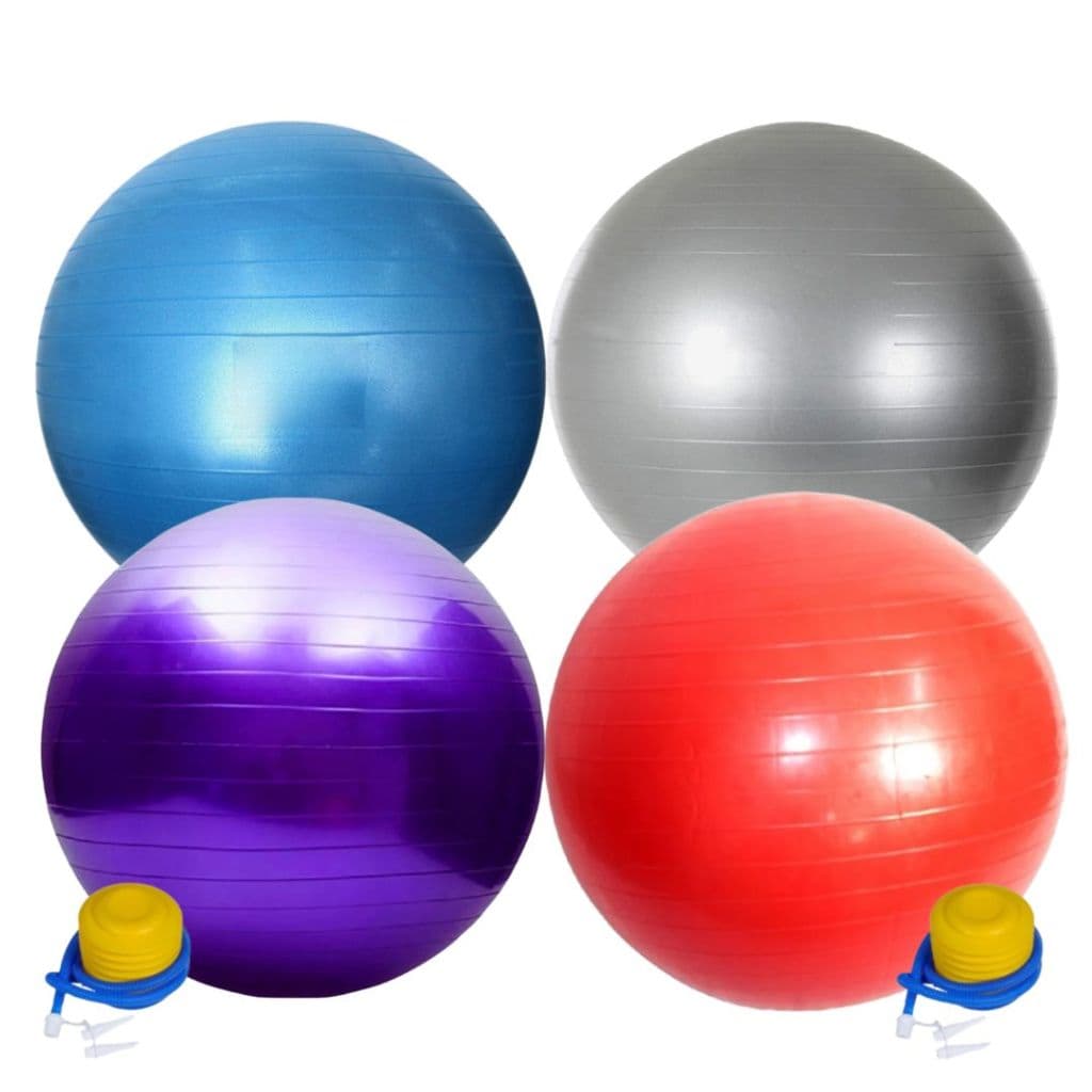 Bola De Ginástica Suiça Yoga 55 Cm Anti - Estouro Fisioterapia Abdominal Pilates