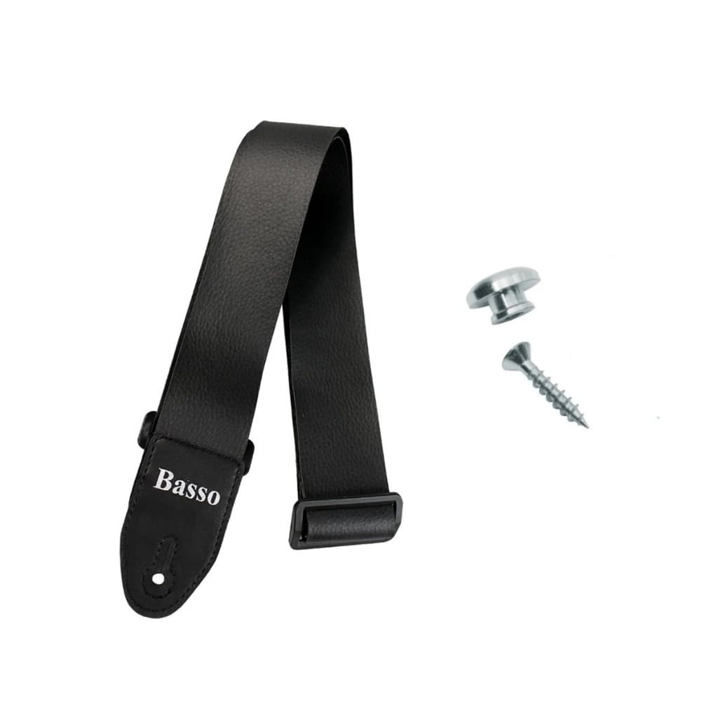 Correia P/ Violão Guitarra e Contra Baixo Basso NY01 + Roldana