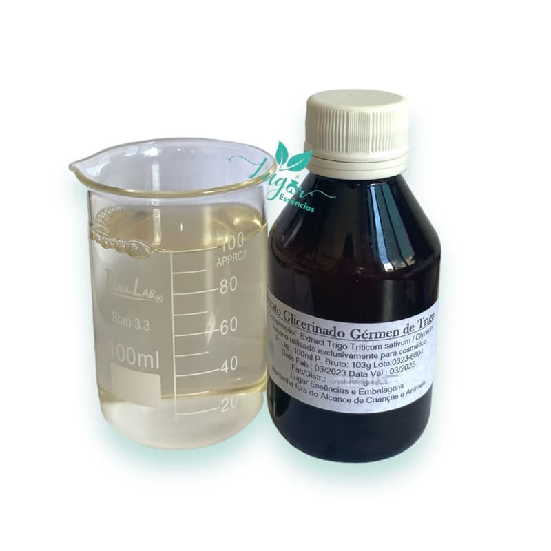 Extrato Glicerinado Gérmen de Trigo 100ml - Uso Cosmético